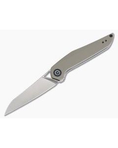 CIVIVI Mckenna Isham Tan G10 Satin D2 Liner Lock Top Flipper C905A