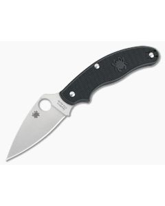 Spyderco UK Penknife UKPK Plain BD1N Black FRN Slip Joint Folder C94PBK