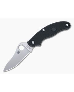 Spyderco UK Penknife UKPK Drop Point BD1N Black FRN Slip Joint Folder C94PBK3