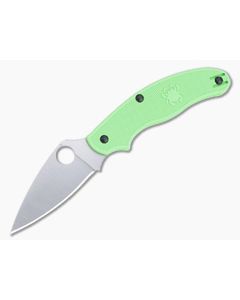 Spyderco UK Penknife Salt UKPK Plain LC200N Green FRN