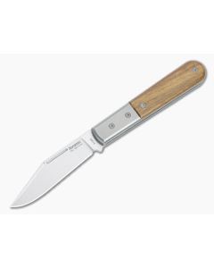 LionSteel Shuffler Barlow Santos Wood Slip Joint M390 Clip Point CK0112-ST