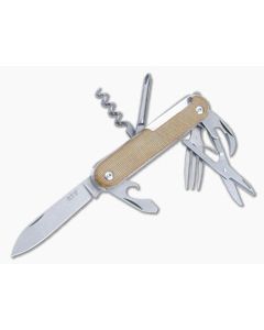 MKM Campo 7 MagnaCut Multi-Tool Natural Micarta CP07MAG-NC