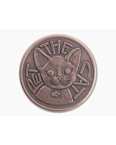 Shire Post Mint Pet the Cat / Flip Again Decision Maker Coin Copper
