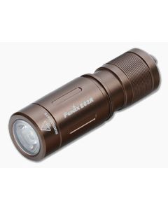 Fenix E02R Brown 200 Lumen USB Rechargeable Keychain Flashlight