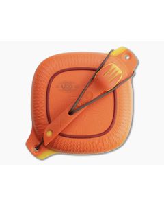 UCO Gear Six Piece Mess Kit w/ Switch Spork and Camp Cup Retro Sunrise