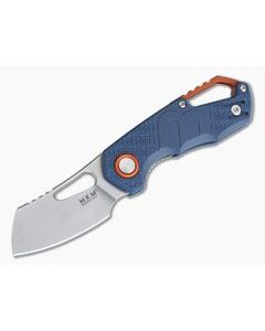 MKM Isonzo Cleaver Stonewashed Plain N690Co Blue FRN FX03-2PBL