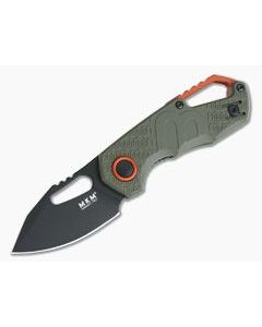 MKM Isonzo Clip Point Black Plain N690Co Green FRN FX03-3PGO