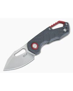 MKM Isonzo Clip Point Stonewashed Plain N690Co Wolf Gray FRN FX03-3PGY