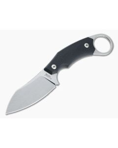 LionSteel H1 Skinner M390 Black G10 Fixed Blade Ring Knife
