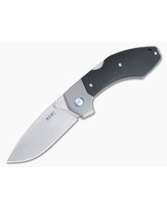 MKM Mikita x Rumici Hero Stonewashed M390 Black G10 Advanced Back Lock Folder HR-GTBK