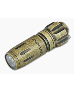 Olight i18 Brass USB-C Rechargeable Keychain Flashlight