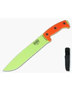 ESEE Junglas Machete Venom Green Orange G10 Kydex Sheath