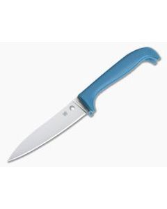 Spyderco Counter Puppy Blue Plain Edge Kitchen Knife K20PBL