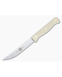 Great Eastern Cutlery Steak Knife Muslin Micarta Scales 440C Trailing Point Blade 43SS-MM