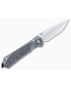 Chris Reeve Large Sebenza 31 Left Hand Black Micarta Glass Blasted