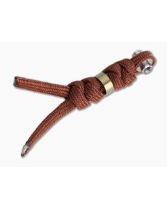 Chris Reeve Large Inkosi Lanyard Rust with Gold Bead