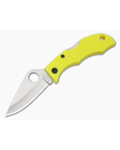 Spyderco Ladybug 3 Salt Plain H2 Yellow FRN LYLP3
