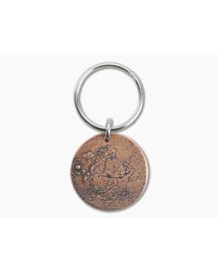 Shire Post Mint Mars Copper Pendant Keychain