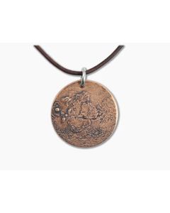 Shire Post Mint Mars Copper Pendant Necklace