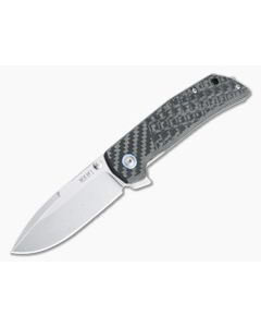 MKM Mikita x Terzuola Maximo Stonewashed M390 Carbon Fiber Frame Lock Flipper MM-CT