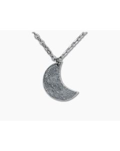 Shire Post Mint Crescent Moon Silver Necklace