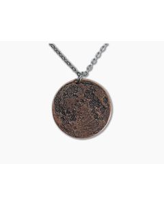 Shire Post Mint Super Blood Moon 1.5" Copper Pendant Chain Necklace