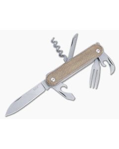 MKM Malga 6 MagnaCut Multi-Tool Natural Micarta MP06MAG-NC