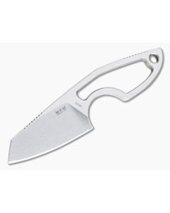 MKM Mikita Mikro 2 Vox Sheepsfoot Stonewashed M390 Skeletonized Neck Knife MR02-N