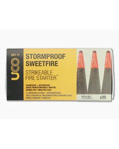 UCO Stormproof Sweetfire Strikeable Fire Starter (20 Pack)