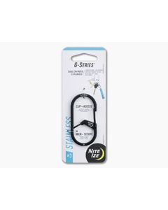 Nite Ize Innovation G-Series #3 Dual Chamber Keychain Carabiner Black