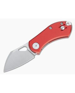 GiantMouse ACE Nibbler Liner Lock Satin N690 Red Aluminum Folder