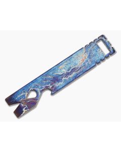 Qerim 37 V4 Worker Titanium Pry Tool Satin PMT Finish 015