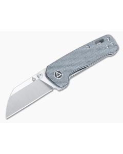 QSP Penguin Mini Liner Lock Folder Denim Micarta Handles Satin 14C28N Sheepsfoot 130XS-B