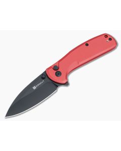 Sencut ArcBlast Button Lock Red Aluminum Pocket Knife S22043B-4