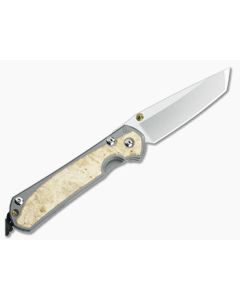 Chris Reeve Small Sebenza 31 Left Hand Tanto Box Elder