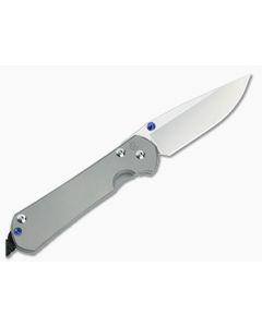 Chris Reeve Small Sebenza 31 Left Hand Glass Blasted MIM Clip