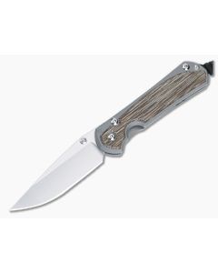 Chris Reeve Small Sebenza 31 Magnacut Glass Blasted Natural Micarta