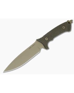 Spartan Harsey Difensa FDE Magnacut Green Micarta 