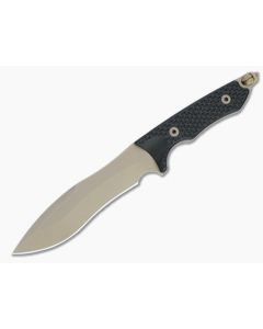 Spartan Ronin Shinto FDE S45VN Black Canvas Micarta Kydex Sheath Fixed Blade 47DEBKKYTN