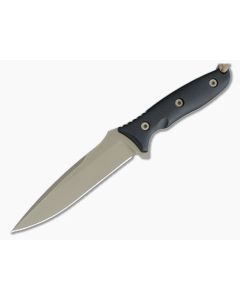 Spartan Blades Moros FDE S45VN Black Canvas Micarta Kydex Sheath Fixed Blade 53DEBKKYTN