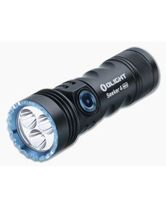 Olight Seeker 4 Mini Black Rechargeable 1200 Lumens Neutral White and UV LED Flashlight