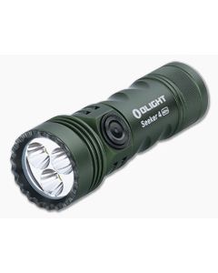 Olight Seeker 4 Mini OD Green Rechargeable 1200 Lumens Cool White and UV LED Flashlight