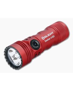 Olight Seeker 4 Mini Red Rechargeable 1200 Lumens Cool White and UV LED Flashlight