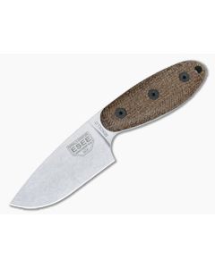 ESEE Sencillo A2 Fixed Blade 3D Burlap Micarta