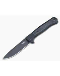 LionSteel Skinny Black Aluminum Black Blade SK01A-BB