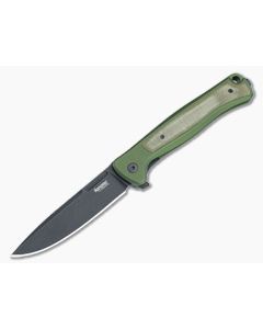 LionSteel Skinny Green Aluminum Black Blade SK01A-GB