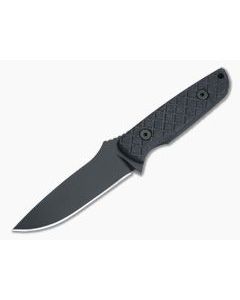 Spartan Blades Alala Black 1095 Black Micarta Silver Line Fixed Blade SBSL004BKBK
