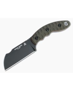 TOPS Sheep Creek Rough Terrain Black 154CM Green Canvas Fixed Blade SPCK-01
