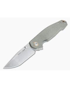 Viper Katla Vox Design Green Canvas Micarta Stonewashed M390 Liner Lock Flipper V5982CG