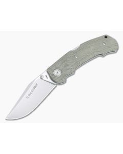 Viper Turn Green Canvas Micarta Satin M390 Advanced Back Lock Folder V5988CG
